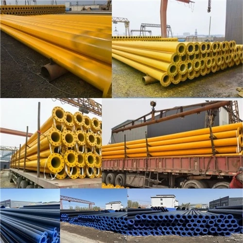 Q355NH Longitudinally Welded Steel Pipes With Flanges Shipping