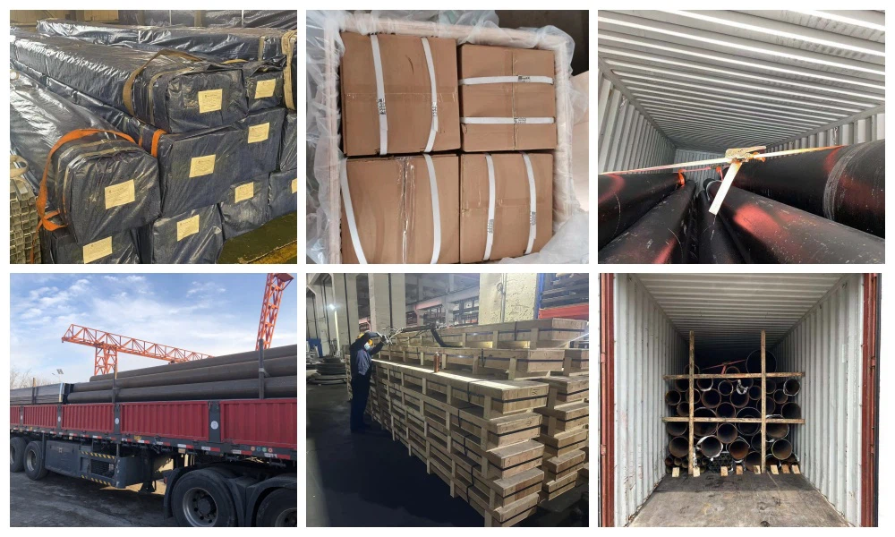 A691 alloy EFW steel pipes packaging A691 alloy EFW steel pipes packaging